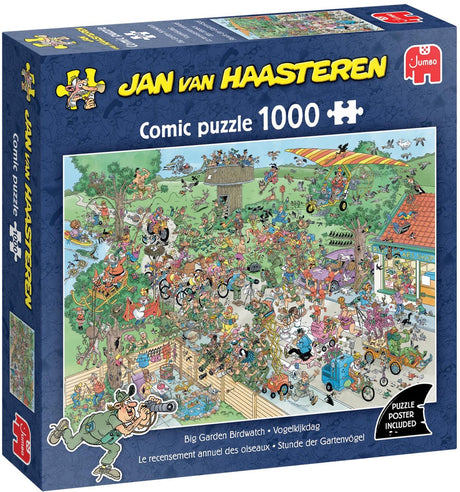 Jan van Haasteren - dzień obserwacji ptaków - puzzle 1000 elementów - układanka - jvh