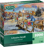Falcon legpuzzel - 1000 stukjes - a festive stroll - kerst puzzel.