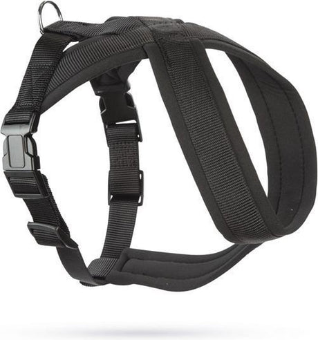 Beeztees sport - szelki dla psa - nylon - czarny - 74-100 cm, jeden rozmiar