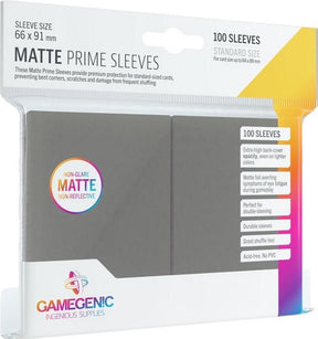 Gamegenic rękawy matowy podkład ciemnoszary (100 sztuk)