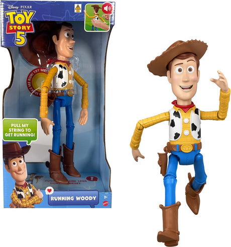 Mattel Disney i Pixar Toy Story 5 biegnąca drewniana figurka 30 cm - ponad 50 dźwięków - francuski