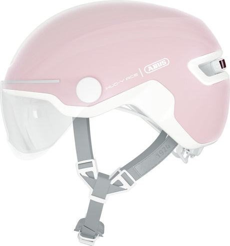 Kask rowerowy Abus hud-y ace pure Rose s - 51-55 cm - różowy - nadaje się do użytku na rowerach elektrycznych - rowerach miejskich - 400 g