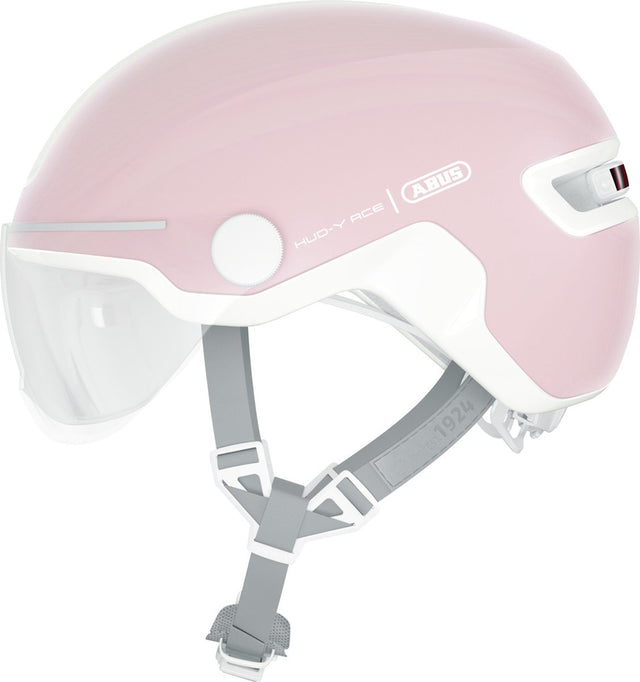 Kask rowerowy Abus hud-y ace pure Rose m - 54-58 cm - różowy - nadaje się do użytku na rowerach elektrycznych - rowerach miejskich - 430 g