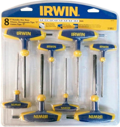 Zestawy kluczy sześciokątnych Irwin z uchwytem T Klucz sześciokątny t 8 szt. 2 mm-10 mm - t10771