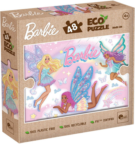 Puzzle ekologiczne Barbie Lisciani mini 48