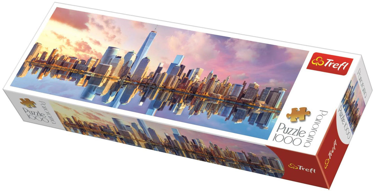 Puzzle 1000 elementów panorama - Manhattan