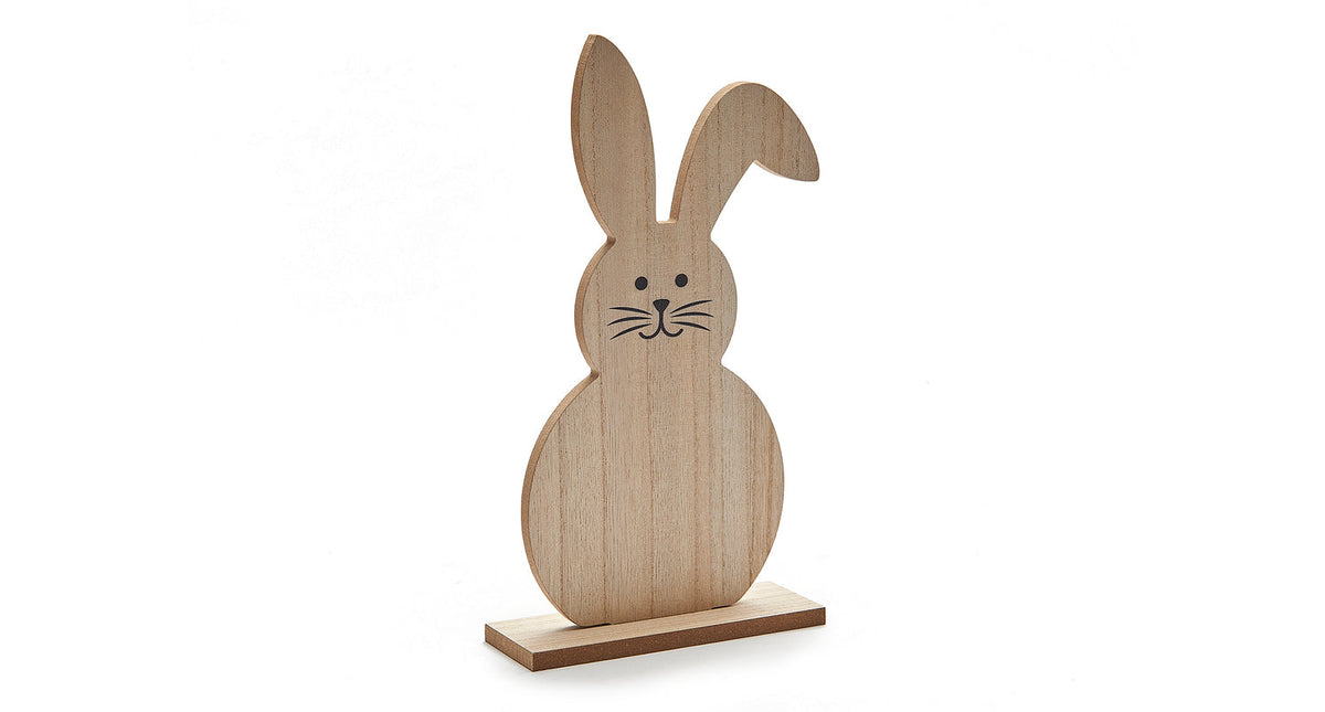 Wooden bunny 13x27cm