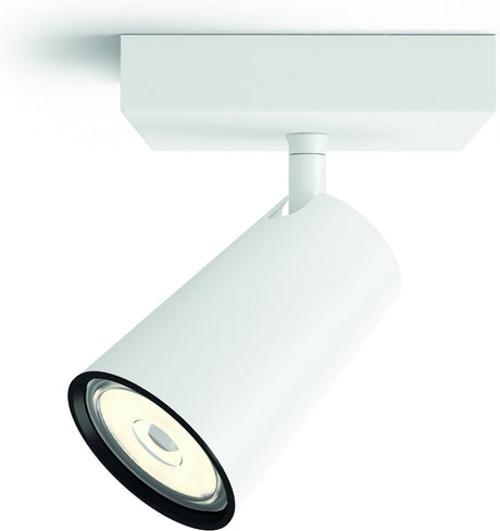 Philips paisley opbouwspot - 1-lichts - wit