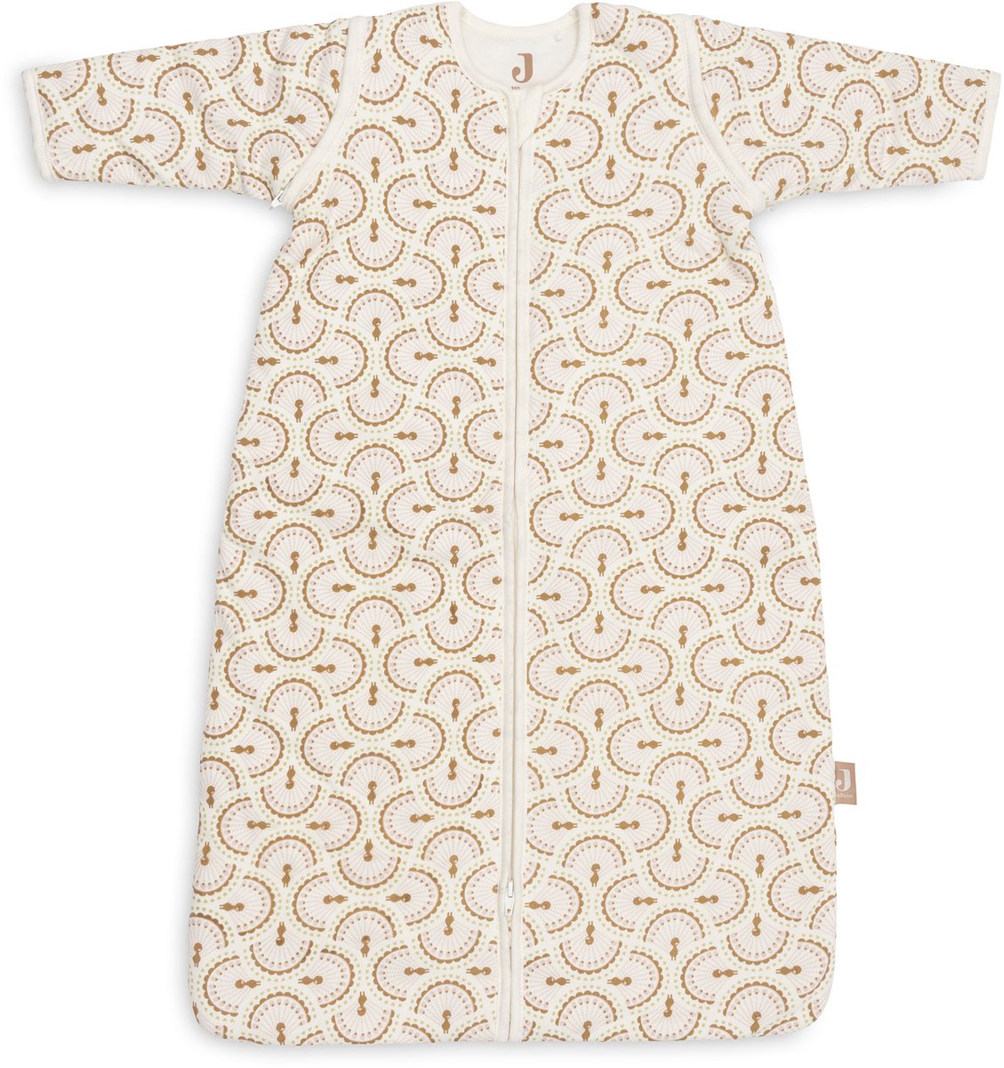 Jollein slaapzak met afritsbare mouw 110cm soft plumes