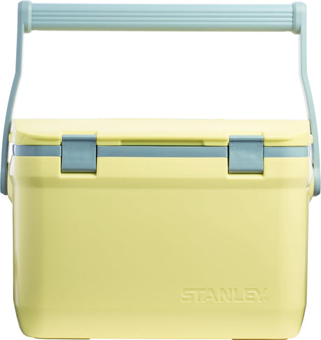 Lodówka zewnętrzna Stanley Adventure 15,1 l - lodowata przez 36 godzin - dwuścienna izolowana lodówka - nie zawiera BPA - pokrywa służy również jako siedzisko - lodówka kempingowa - wodoodporna - zielona