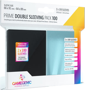 Pakiet podwójnych rękawów Gamegenic Prime 100