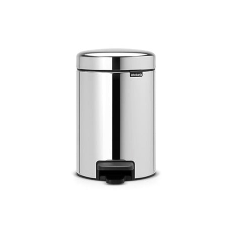 Kosz na śmieci Brabantia Newicon - 3 litry - łazienka - stal brylantowa