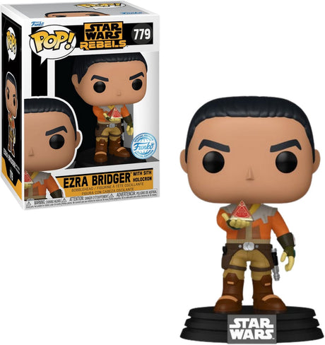 Funko-pop! Ezra Bridger z Sith Holocron 779 Star Wars Rebelianci wyłącznie