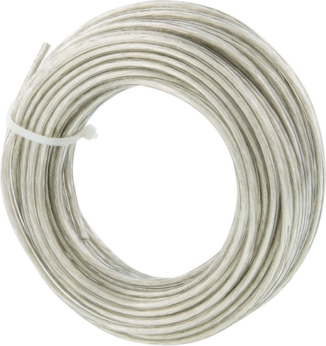 Podwójny kabel Q-link - niski prąd do 42 V - 2 x 0,75 mmâ² - 10 m - cynowany - przezroczysty
