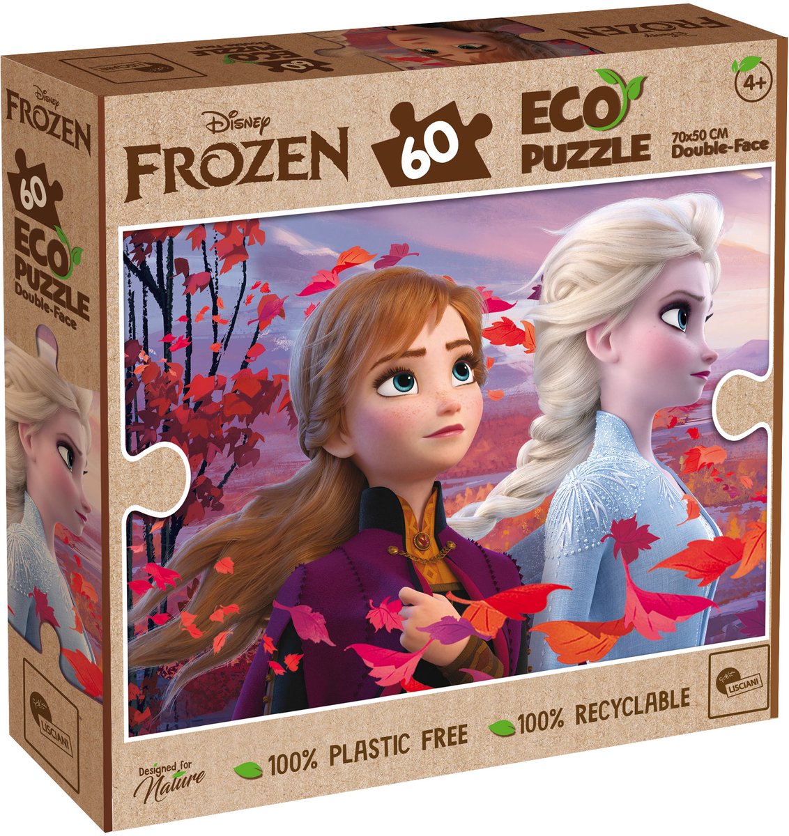 Lisciani Disney Eco puzzle DF mrożone 60