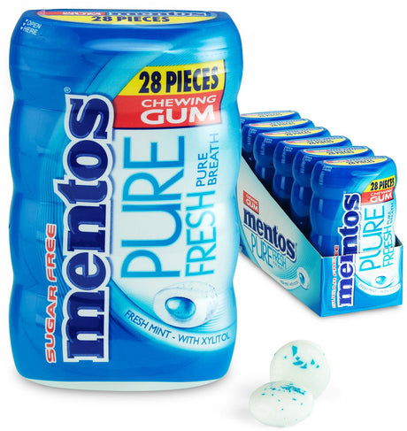 Guma Mentos czysta świeża mięta - guma do żucia - bez cukru - 6x28 sztuk