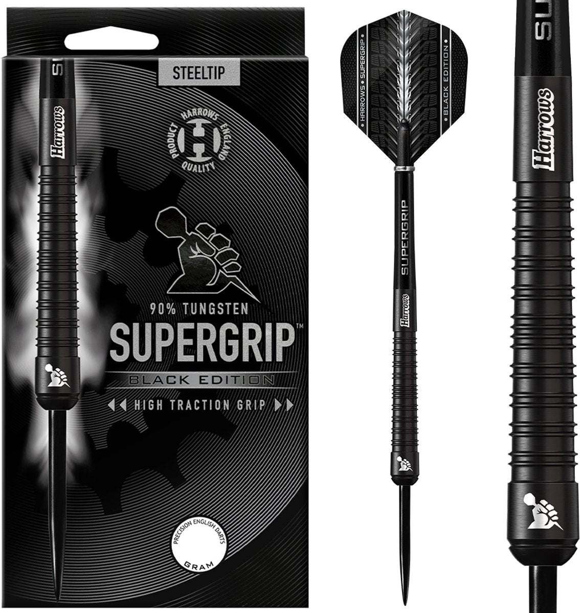 Brony supergrip czarna edycja 90% wolframu 30gr