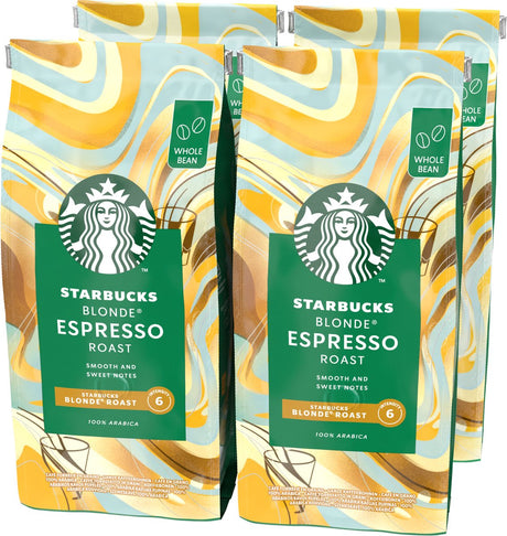 Kawa ziarnista Starbucks Blonde espresso - 4 torebki x 450g