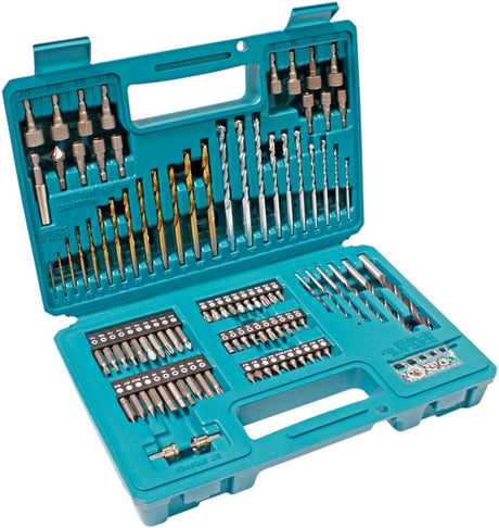 Zestaw wierteł i końcówek wkrętakowych Makita b-68432 w etui - 102 sztuki