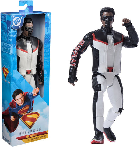 DC Comics, Superman Mr Terrific figurka superbohatera 30 cm, zabawka dla dzieci, gra fantasy