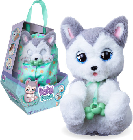 IMC Toys Baby Paws Dog Husky - interaktywna pluszowa zabawka