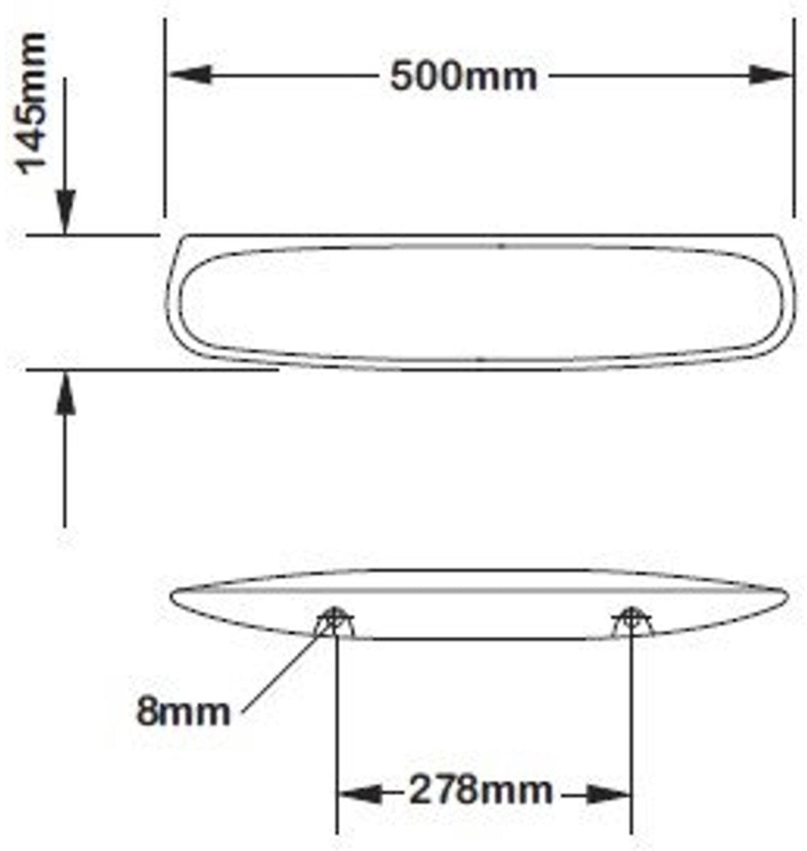 Półka sprężynowa Plieger Brussels 50 cm biała
