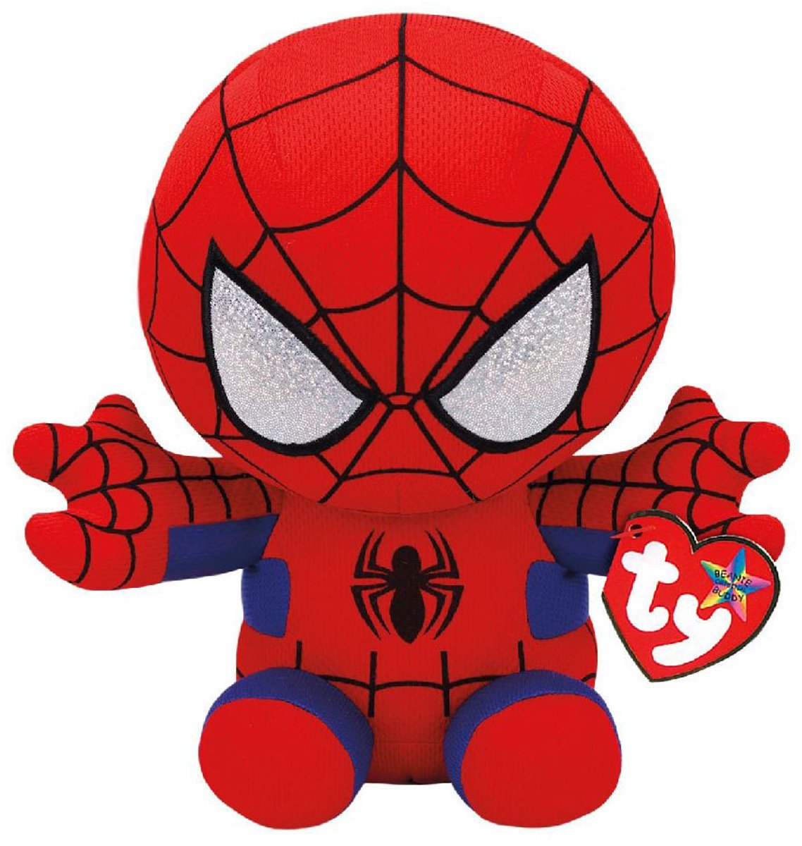Ty beanie buddy marvel spiderman przytulanka 24 cm