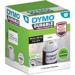 Etykiety dymo lw 2112287 samoprzylepne białe
