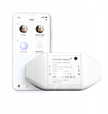 Meross - inteligentny przełącznik Wi-Fi - kompatybilny z Apple HomeKit
