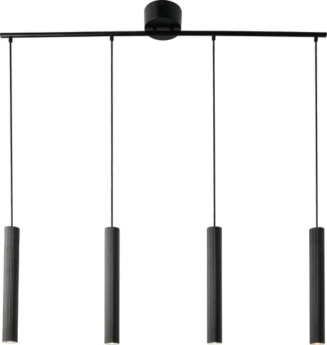 Lampa wisząca Nordlux vico-4-szyna-gu10-czarna