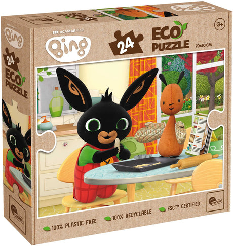 Lisciani bing eko-puzzle 24 - upiec ciasteczka