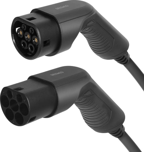 Kabel do ładowania samochodu elektrycznego Deltaco e-charge ev-1213 - typ 2 typ 2 - 32a - 3 m