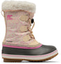Sorel yoot pac™ nylon wp unisex snowboots - honey white, orchid 35