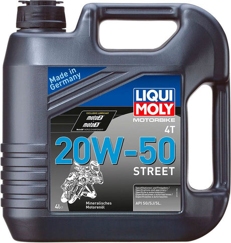 Liqui Moly 4l motocykl 4t 20w-50 uliczne silniki 4-suwowe 1696
