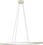 Eglo camerota hanglamp - 111 cm - zandkleur beige wit - instelbaar wit licht - dimbaar