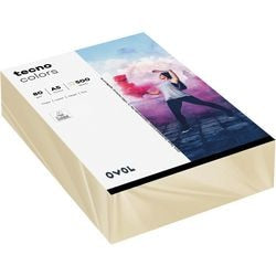 Papier kolorowy tecno a5 80 g m² kremowy 500 ark