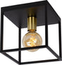 Lucide ruben - lampa sufitowa (lampa sufitowa) - 1xe27 - czarna