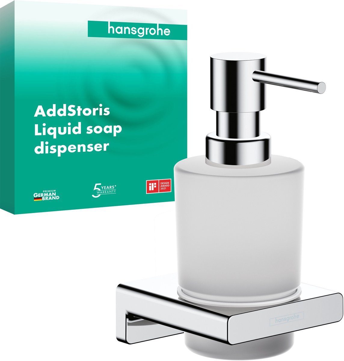 Dozownik mydła Hansgrohe Addtoris chrom