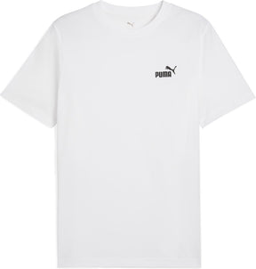 Puma ess small no. 1 logo tee unisex t-shirt - white