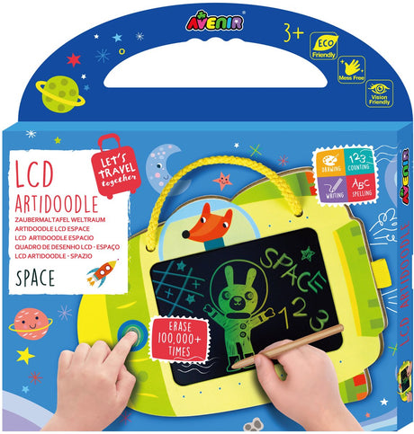 Avenir LCD artidoodle - przestrzeń - deska kreślarska - 21x16cm - 3 lata