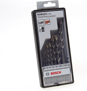 Zestaw wierteł udarowych do betonu Bosch Solid Line Silver – 7-częściowy