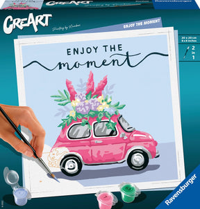 Ravensburger malowanie po numerach ravensburger creart ciesz się chwilą - malowanie po numerach dla dorosłych - pakiet hobby