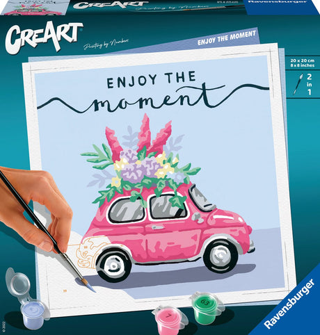 Ravensburger malowanie po numerach ravensburger creart ciesz się chwilą - malowanie po numerach dla dorosłych - pakiet hobby