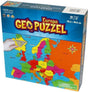 Geotoys Geopuzzle mapa świata Europa - 58 elementów układanki