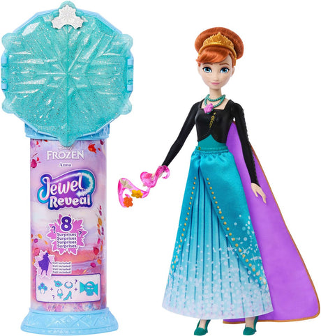 Mattel Disney Frozen Jewel Reveal Anna - lalka modowa