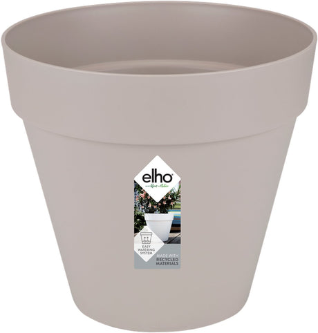 Elho loft urban round 30 - doniczka zewnętrzna - ø 28,5 x wys. 26,0 cm - ciepły szary