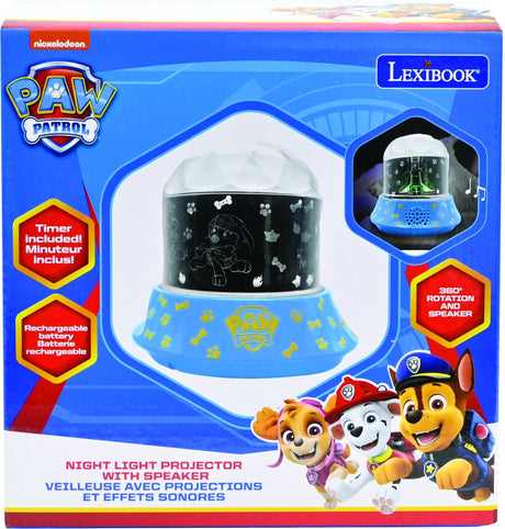 Projektor nocny Lexibook Paw Patrol z głośnikiem