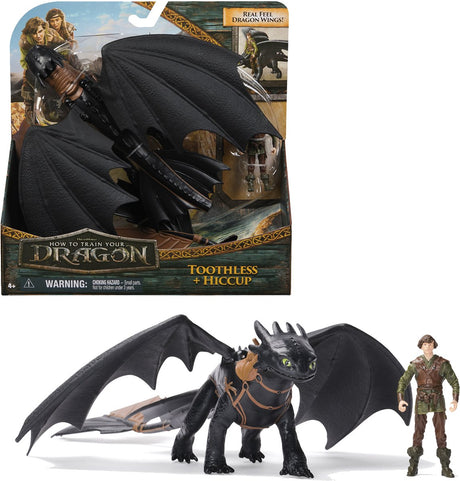 Smoki Dreamworks kręcą zabawki mistrzowskich smoków, jak wytresować bezzębnego smoka, który ma czkawkę.