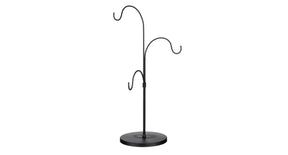 Ornament standaard zwart - l22xb20xh46cm