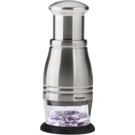 Siekacz do cebuli Westmark 1000 - stal nierdzewna - 22x9,4x9,4cm - srebrny
